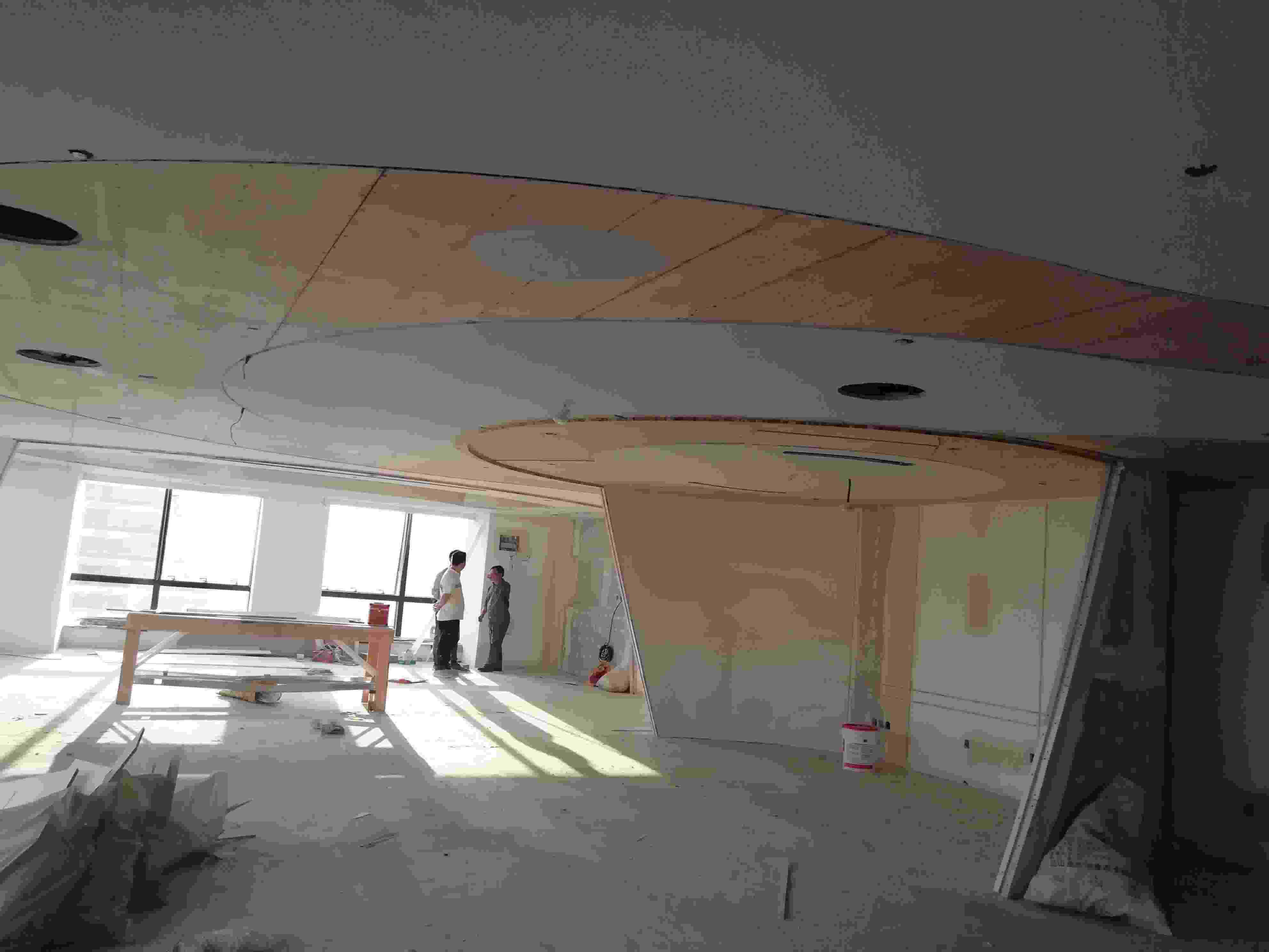 北大未名辦公室裝修基礎建設階段