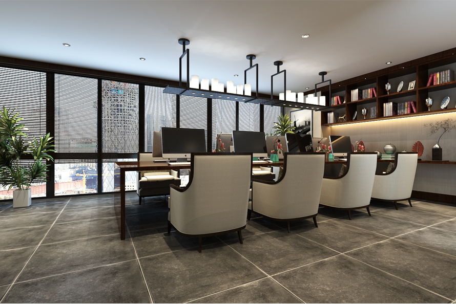 新中式辦公樓裝修設(shè)計(jì)，環(huán)境好工作就是任性!